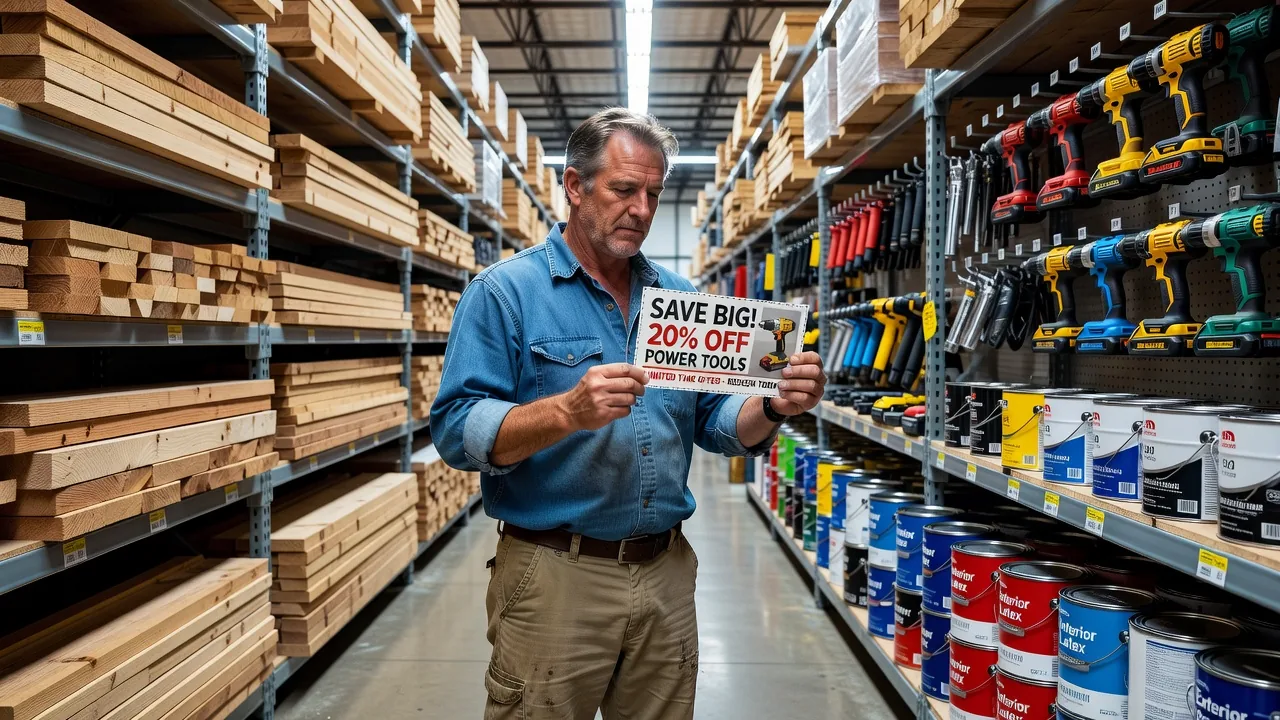 Hardware store home improvement coupon