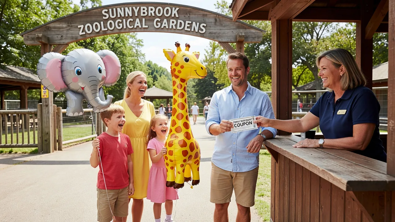 Zoo family discount coupon